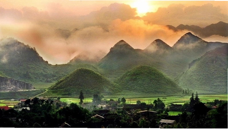 Vẻ đẹp độc đáo của Núi đôi Cô Tiên, Hà Giang
