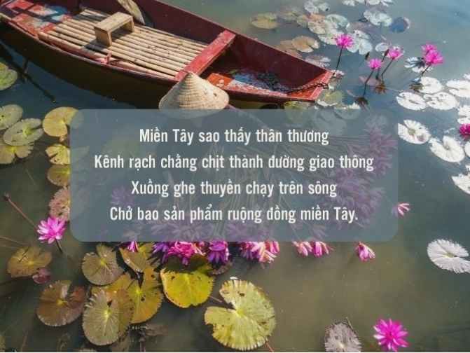 Vẻ đẹp miền tây quê em