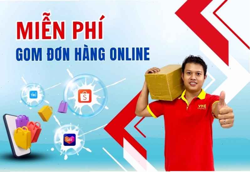 VHE gom đơn hàng online cho khách gửi hàng đi Singapore