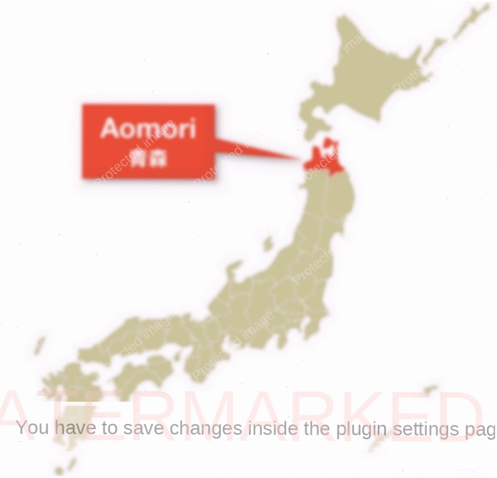 Vị trí địa lý của tỉnh Aomori Nhật Bản trên bản đồ