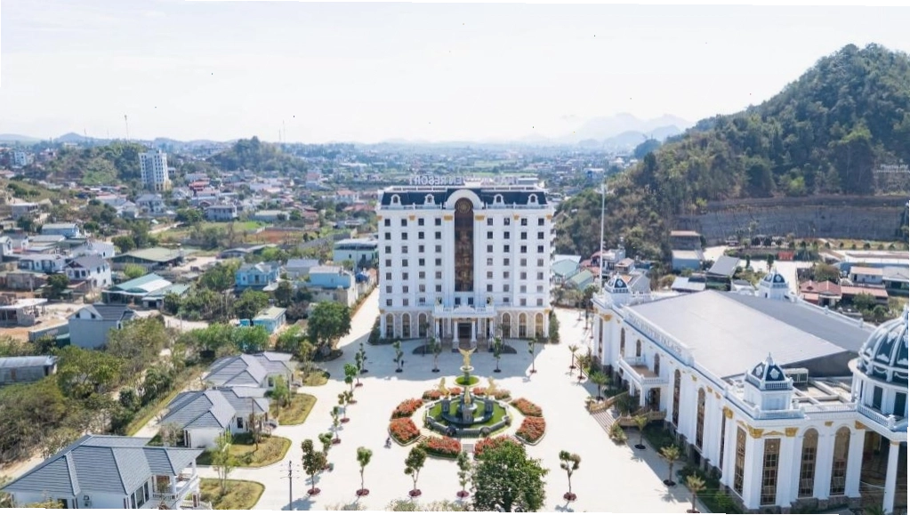 Vị trí lý tưởng của Khách sạn Thảo Nguyên Mộc Châu