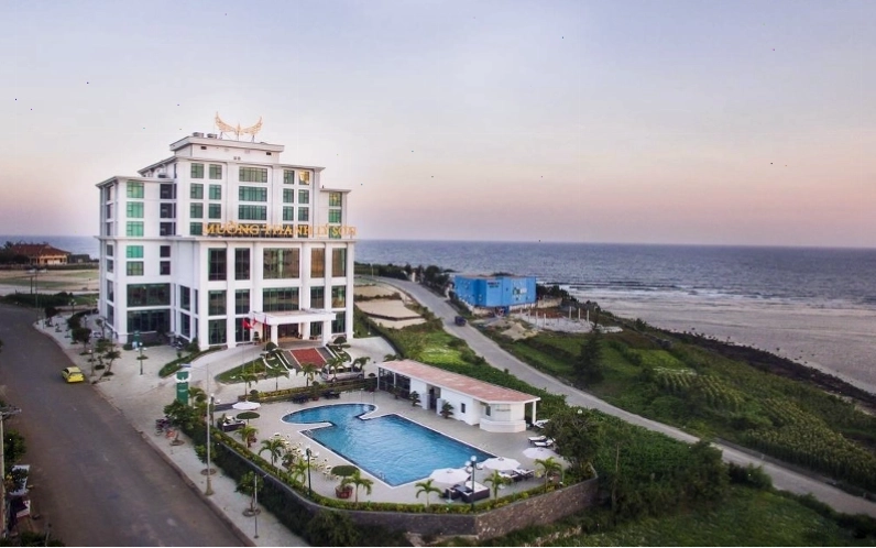 Vị trí trung tâm của Mường Thanh Holiday Lý Sơn trên bản đồ đảo
