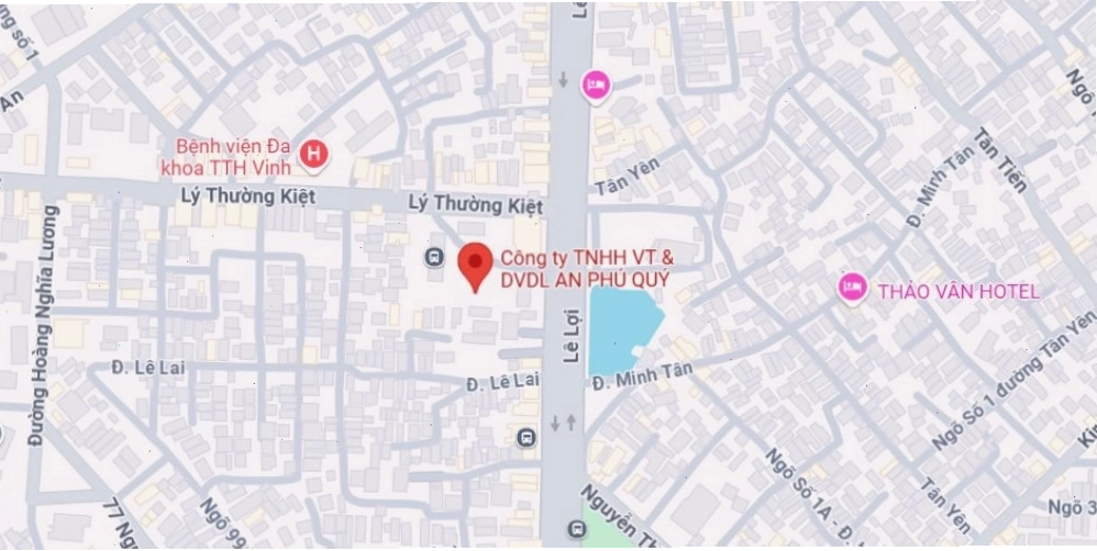 Vị trí văn phòng Nhà xe An Phú Quý tại Mỹ Đình trên bản đồ