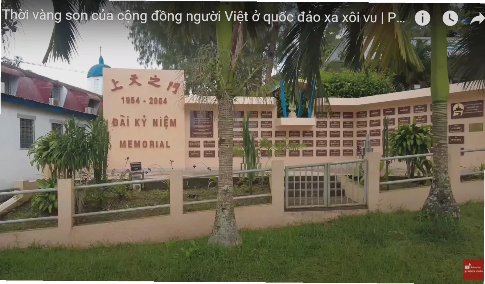 Video về lịch sử người Việt tại Vanuatu trên YouTube