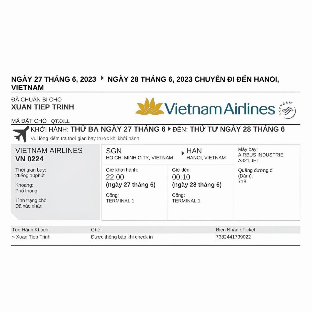 Vietnam Airlines: Hướng dẫn chi tiết cách quản lý đặt chỗ dễ dàng