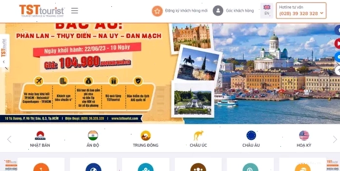 Website TST Tourist