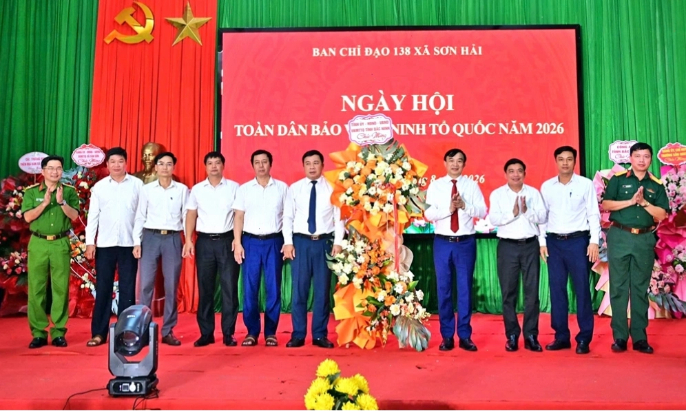 Xã Sơn Hải tổ chức Ngày hội toàn dân bảo vệ an ninh Tổ quốc