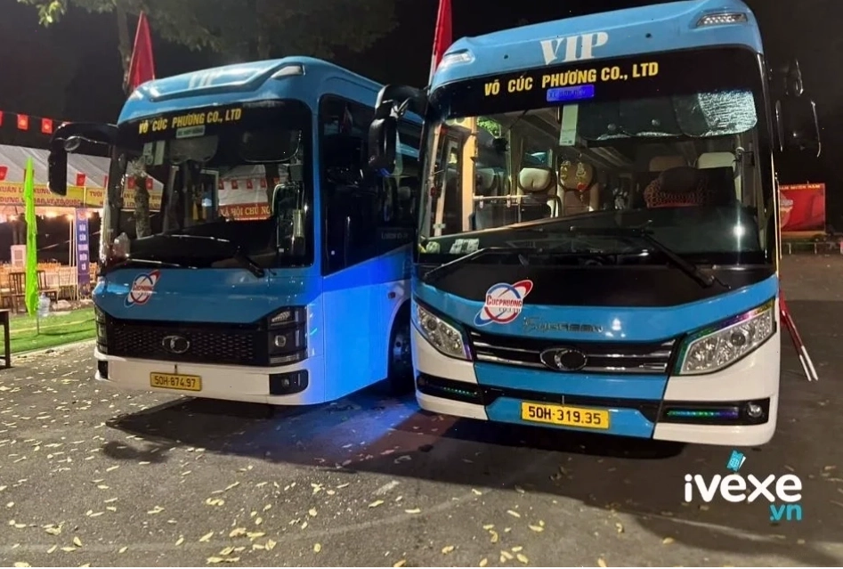 Xe khách Võ Cúc Phương phục vụ tuyến Sài Gòn đi Đồng Nai