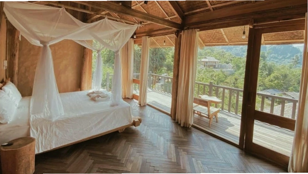 Xoan Retreat Hòa Bình sở hữu hơn 20 phòng nghỉ với sức chứa lớn, phù hợp cho các đoàn