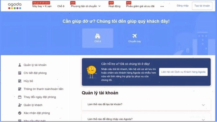 Xử lý sự cố đặt phòng Agoda hiệu quả